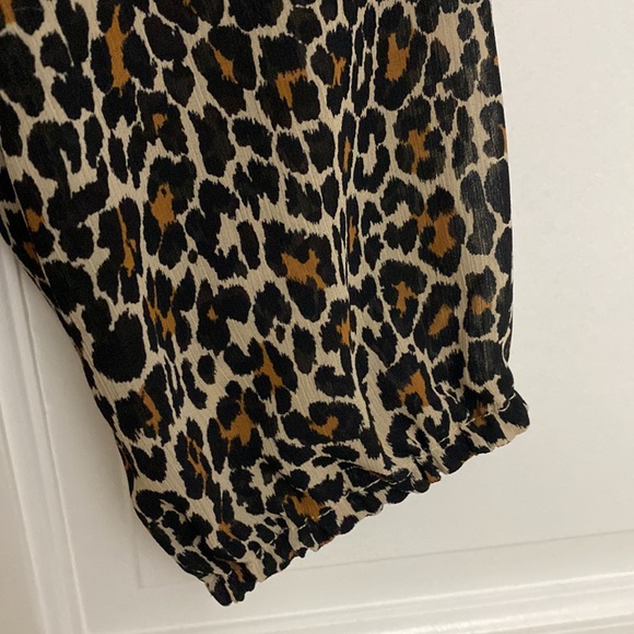 J. Crew Leopard Print Blouse - Picture 3 of 6